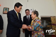 고창군, 설맞이 독거노인가정 방문…위문품 전달