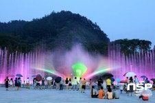 정읍시, 내장산 워터파크 음악분수 공연 마무리