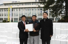 강진군 남미륵사, 사랑의 김장김치 850상자 기탁