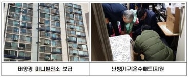 SH공사, 에너지 취약계층에 태양광 미니발전소·온수매트 무상 보급