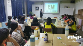 광양 송보7차 아파트, 친환경 EM 만들기 주민들 큰 호응
