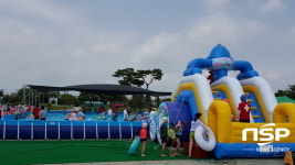 익산시, 도심 속 무료 야외물놀이장 인기