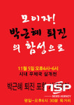  경북 포항에서 대통령 하야촉구 포항시국회의 결성 
