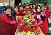  안양시 박달2동 주민들, 직접 기른 배추 김장 봉사 