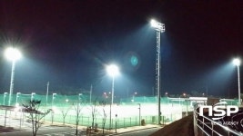  나주시, 종합스포츠파크 보조경기장 조명탑 설치 