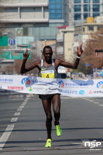 대구국제마라톤대회, 케냐 선수 남·여 동반 우승