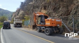  경주시, 경감로 낙석위험구간 해소 추진에 나서 