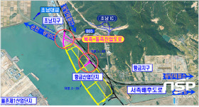  광양경제청, 광양 황금산단 진입도로 공사 본격 진행 