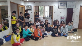  광양시 중마동 주민자치위원회, 경로당 방문 염색봉사와 청춘노래자랑 펼쳐 