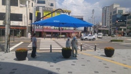  의왕시, 그늘막 9곳 설치 시민 쉼터 제공 