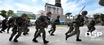  강진군, 22일 을지연습 테러·화재 진압작전 전개 