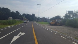  홍성군, 홍주문화회관 진출입 도로개선공사 완료 