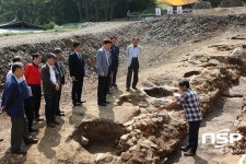  김종진 문화재청장, 진안 청자가마터 발굴현장 방문 