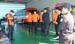  태안소방서, 태안해경과 구조업무 교류로 노하우 공유 