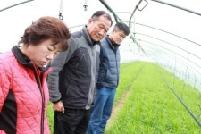  염동식 경기도부의장, 이천시 부추농장 방문 