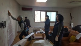  화성시, 건설기능인양성교육 교육생들 경로당서 현장실습 