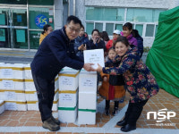  광양시 중마동지역사회보장협의체, 소외계층에 김장김치 전달 ‘훈훈’ 