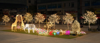  안산문화재단, 테마 LED조형물 문화광장 전시 