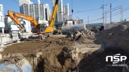  포항 양학동 D주유소 철거 현장, 인근주민은 안중에도 없어 