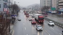  의왕소방서, 민·관 합동 소방차 길 터주기 훈련 실시 