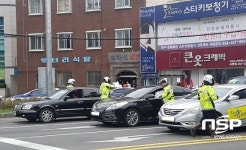  포항북부서, 개정 ‘지정차로제’ 홍보 
