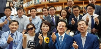 전현희 의원, 정순균 강남구청장·박원순 서울시장 후보와 원팀 구성