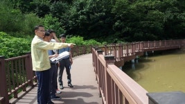  김원섭 군포시 부시장, 갈치 반월호수 7곳 긴급점검 