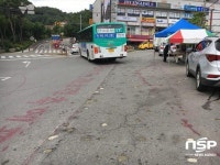 ㈜금광운수 | 성남 금광래미안 입주민들, 도로 원상복구 요구 시청서 농성