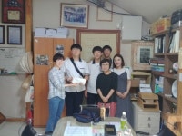  안청중 학생자치회, 위안부 피해자 할머니 돕기 기부금 전달 