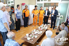  경북소방본부, 박승직 도의원과 경주시 무더위 쉼터 찾아 