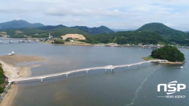  광양시, 배알도와 수변공원 연결 해상보도교 준공 