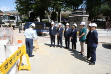  안양시의회 총무경제위, 비산3동 행정복지센터 건립현장 방문 