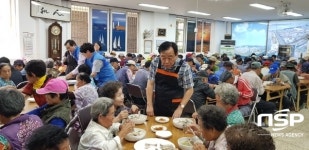  권태흠 포항 북구청장, 배식봉사 활동 펼쳐 