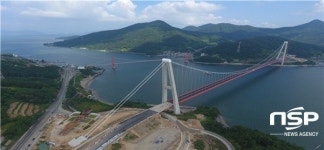  하동군, 남해안 해안루트 중심 '노량대교' 13일 개통 