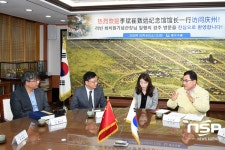  중국 양저우 최치원기념관장 일행, 고운 최치원 선생 본향 경주 방문 