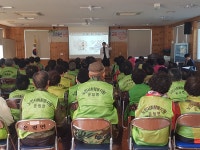  노인일자리 참여 어르신, 안전이 최고예요! 