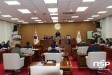  곡성군의회,  12일 제232회 제2차 정례회 개회 