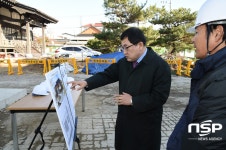  경주 무형문화재 전수교육관 건립 현장, 주낙영 경주시장 방문 점검 
