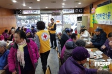  광명하안1동 적십자 봉사회, 설맞이 어르신 떡국 봉사 실시 