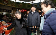  맹정호 서산시장, 전통시장 이용 홍보 