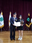  안성 가온고 4-H 신도연 회장, 교육감상 수상 