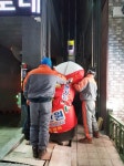  화성시 향남읍, 중심상업지구 불법광고물 야간 단속 