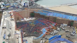  포스코건설, 해운대 엘시티 더샵 뼈대 세워…11말 준공 예정 