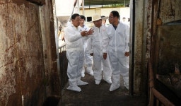 황선봉 예산군수, 양돈농가 방문 