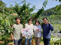  영덕키토산체리농장 강동국 대표, 체리나무 한 그루 열매 매년 기증 