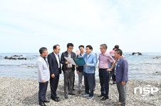  주낙영 경주시장, 수렴항 어촌뉴딜 300사업 현장 점검 