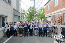  순천시 조곡동 철도마을, 태극기 물결로 광복절 맞는다 
