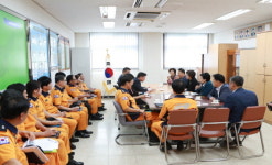 의왕시의회, 의왕소방서 백운119안전센터 방문 격려
