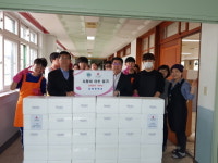 의왕시 갈뫼중학교, 김장나눔 행사 진행
