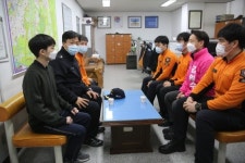 김범수 예비후보, 보정동 119안전센터 방문 실무자 격려